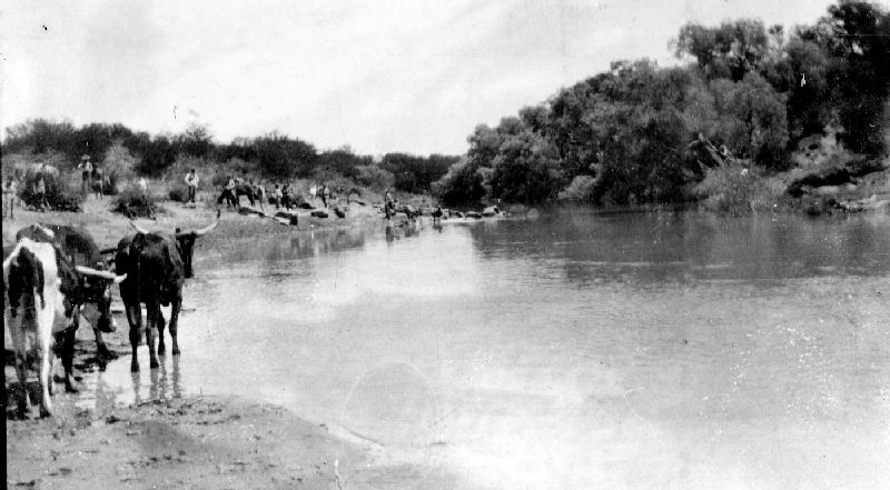 Theens Drift on the Modder River and a few men from the South African Constabulary (SAC)